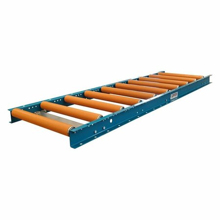 ULTIMATION Roller Conveyor with Covers, 18inW x 5L, 1.5in Dia. Rollers URS14G-18-6-5U